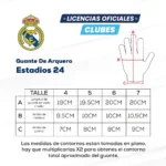 Guante de arquero Real Madrid talle 5 - Dribbling - Imagen 3