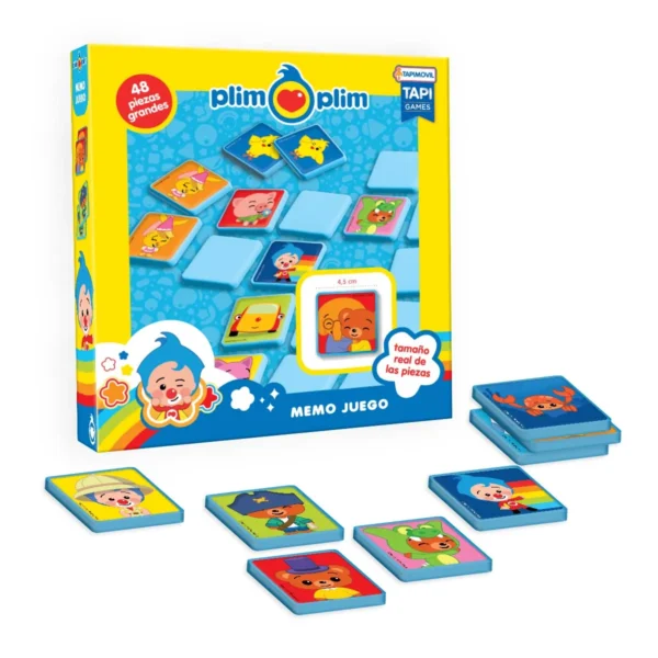 Juego de mesa memo Plim Plim - Tapimovil - Imagen 1