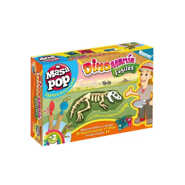 Juego de masa pop Dinomania fosiles  - Chikimasa - Imagen 2