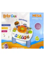 Mesa interactiva con volante celeste - Baby Gus