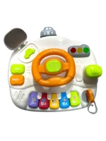 Mesa interactiva con volante celeste - Baby Gus - Imagen 3