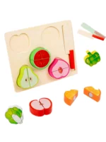 Rompecabeza de madera frutas y verduras - Imagen 2