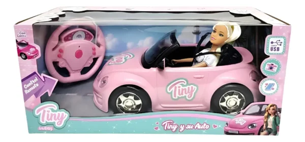 Muñeca con auto a radio control - Tiny - Imagen 1