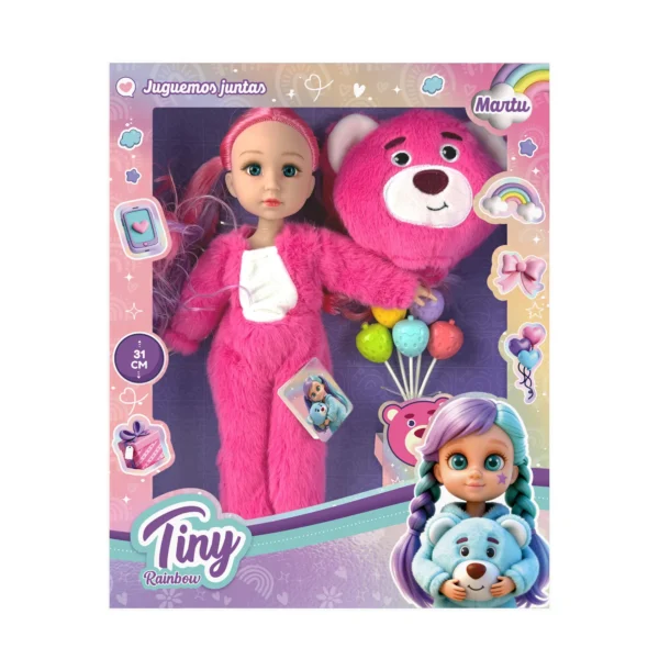 Muñeca Rainbow osito - Tiny - Imagen 1