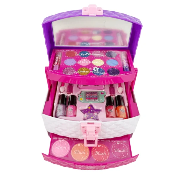Set de maquillaje infantil en valija desplegable  - Tiny - Imagen 2