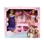 Set de muñecas fashion con accesorios - Tiny