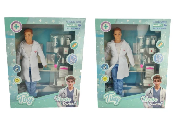 Muñeco Kevin doctor con accesorios - Tiny - Imagen 1
