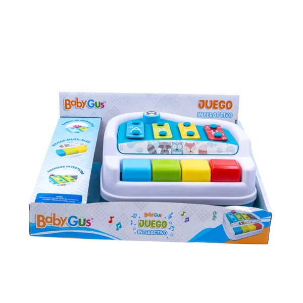 55491-73195-A_11zon Piano Xilofón musical infantil interactivo - Baby Gus - Imagen 1