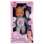 Muñeco bebote Ludmi con Sonido y Mamadera - Tiny