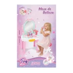 Tocador infantil de juguete con banquito y accesorios - Tiny