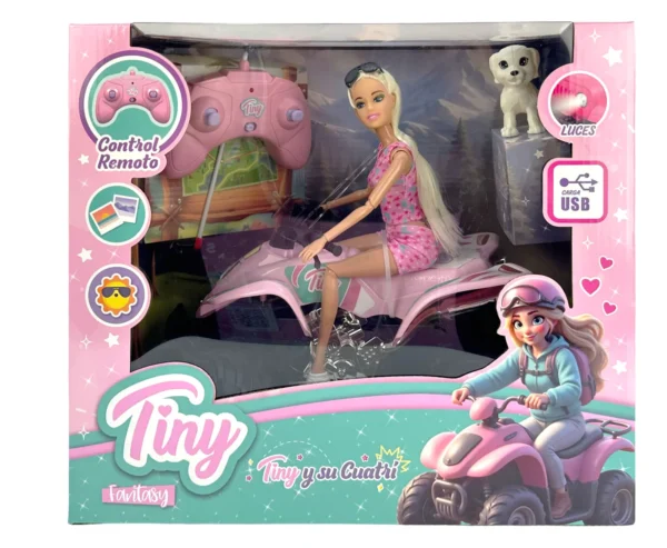56666-74045_11zon Muñeca y su Cuatri a Radio Control - Tiny - Imagen 1