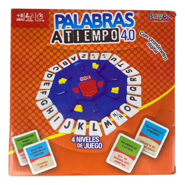 Juego de mesa Palabras a tiempo 4.0 - Faydi - Imagen 1
